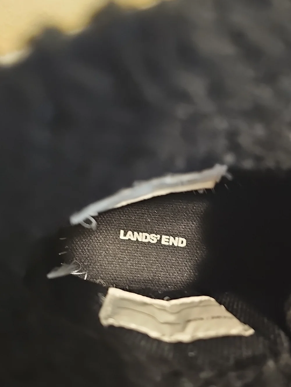 Lands' End Black Kids Winter Rain & Snow Boots
